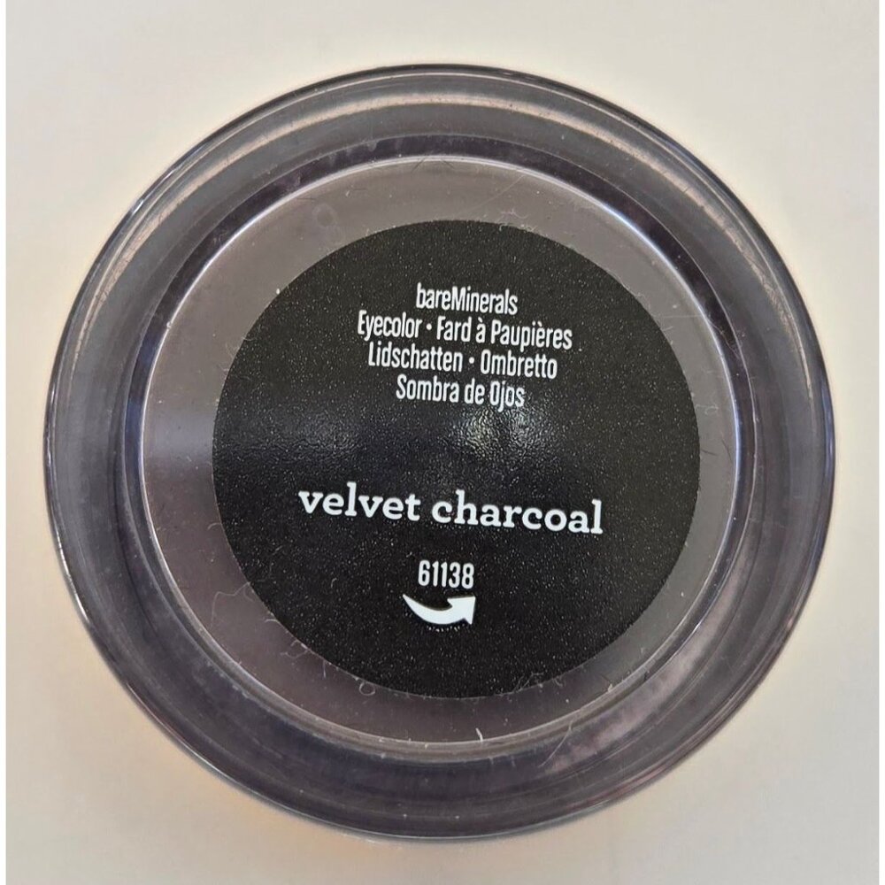 bareMinerals Eyeshadow Velvet Charcoal 0.28g NEW